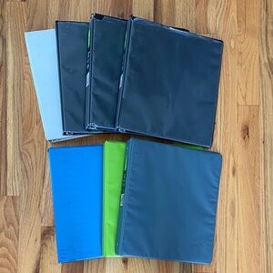 Set of 7 Hardcover Binders
